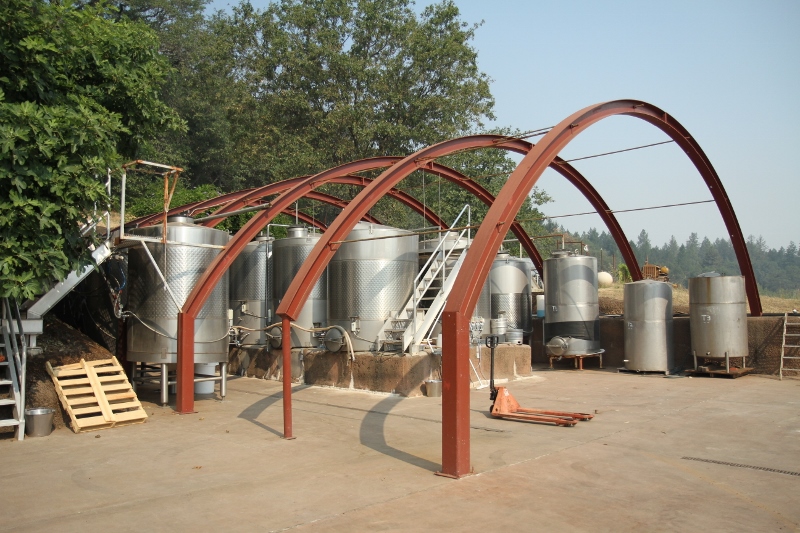 Dunn Fermentation tanks.