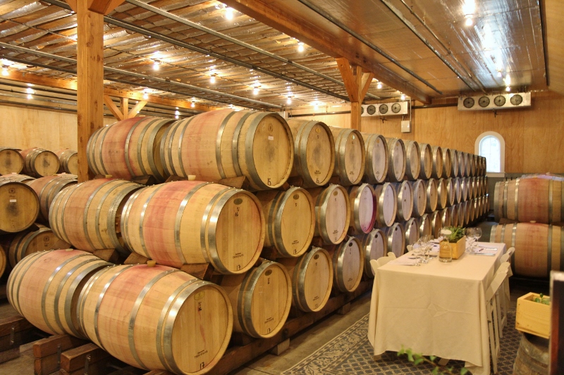 Corison Barrel Room